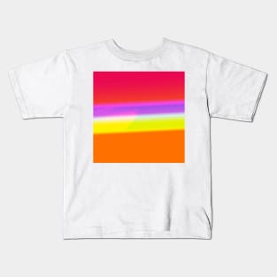 orange red pink abstract texture Kids T-Shirt